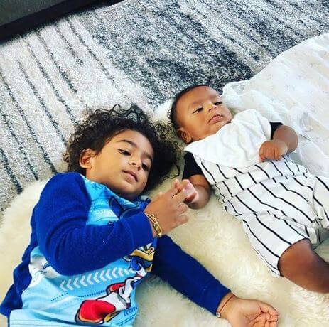 Asahd Tuck Khaled with his brother, Aalam Tuck Khaled.